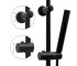 Душевой гарнитур Yoka FERRA 25 BLACK черный с термостатом  BP.FERRA-THERM-25-BLK:Фото 10