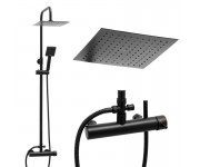 Душевой гарнитур Yoka FLOVA 25 BLACK черный YOKA  BP.FLOVA 25 BLK
