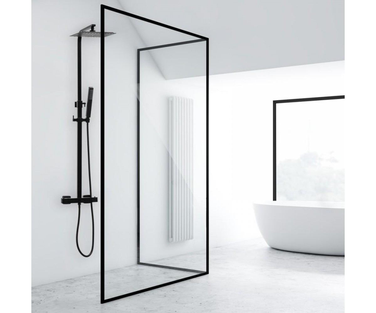 Душевой гарнитур Yoka GIRA 25 BLACK черный с термостатом  BP.GIRA-THERM-25-BLK:Фото 4