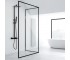 Душевой гарнитур Yoka GIRA 25 BLACK черный с термостатом  BP.GIRA-THERM-25-BLK:Фото 4