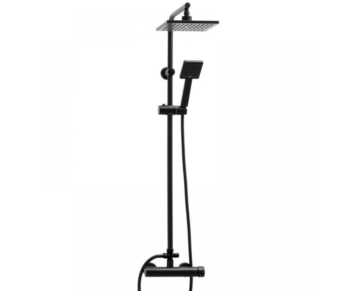 Душевой гарнитур Yoka TIKI-BLK BLACK черный  BP.TIKI-BLK:Фото 7