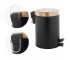 Корзина для мусора YOKA BIN BLACK BAMBOO 3л. для ванной комнаты  CH.BIN-BLK:Фото 6
