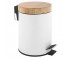 Корзина для мусора YOKA BIN WHITE BAMBOO 3л. для ванной комнаты YOKA  CH.BIN-WHT CH.BIN-WHT