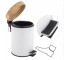 Корзина для мусора YOKA BIN WHITE BAMBOO 3л. для ванной комнаты  CH.BIN-WHT:Фото 6