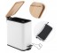 Корзина для мусора YOKA MOBY WHITE BAMBOO 5л. для ванной комнаты  CH.MOBY-5-WHT:Фото 4