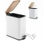 Корзина для мусора YOKA MOBY WHITE BAMBOO 5л. для ванной комнаты  CH.MOBY-5-WHT:Фото 6