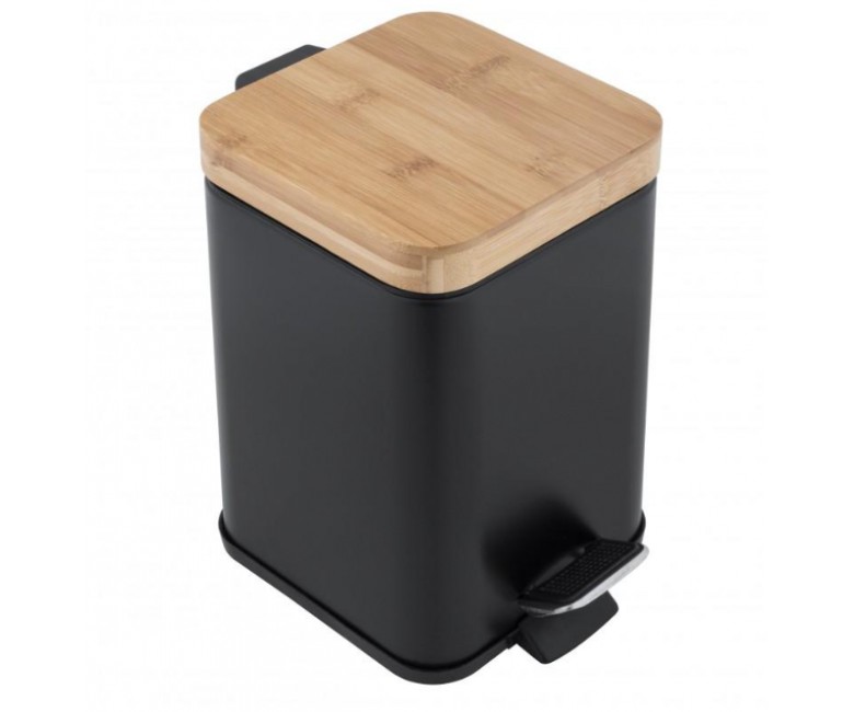 Корзина для мусора YOKA SIDO BLACK BAMBOO 3л. для ванной комнаты YOKA  CH.SIDO-BLK CH.SIDO-BLK