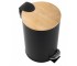 Корзина для мусора YOKA VINI BLACK BAMBOO 3л. для ванной комнаты  CH.VINI-BLK:Фото 3