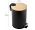 Корзина для мусора YOKA VINI BLACK BAMBOO 3л. для ванной комнаты  CH.VINI-BLK:Фото 5