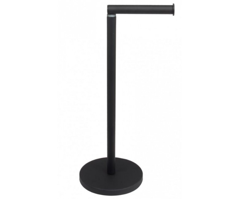 Стойка держатель для туалетной бумаги Yoka SP4 BLACK черная YOKA  P.SP4-BLK P.SP4-BLK