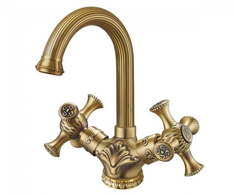 Двохклапанний кран ZORG ANTIC A6008U BR A6008U BR