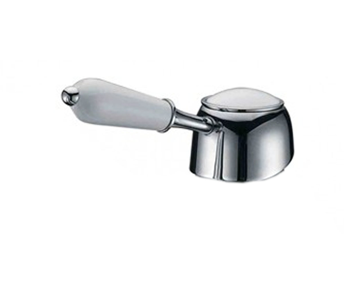 Ручка керамічна ZORG  RUCHKA ZR 400-46 CHROME WHITE RUCHKA ZR 400-46 CHROME WHITE