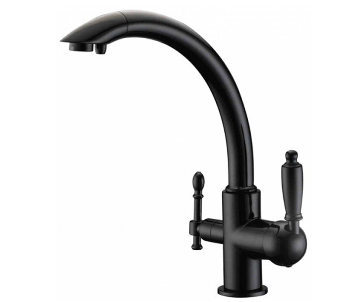 Смеситель на две воды ZORG ZR ZR314YF-33 BLACK ZR314YF-33 BLACK