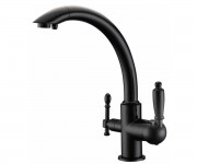 Смеситель на две воды ZORG ZR ZR314YF-33 BLACK