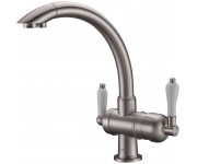 Змішувач для мийки ZORG  ZR327YF NICEL