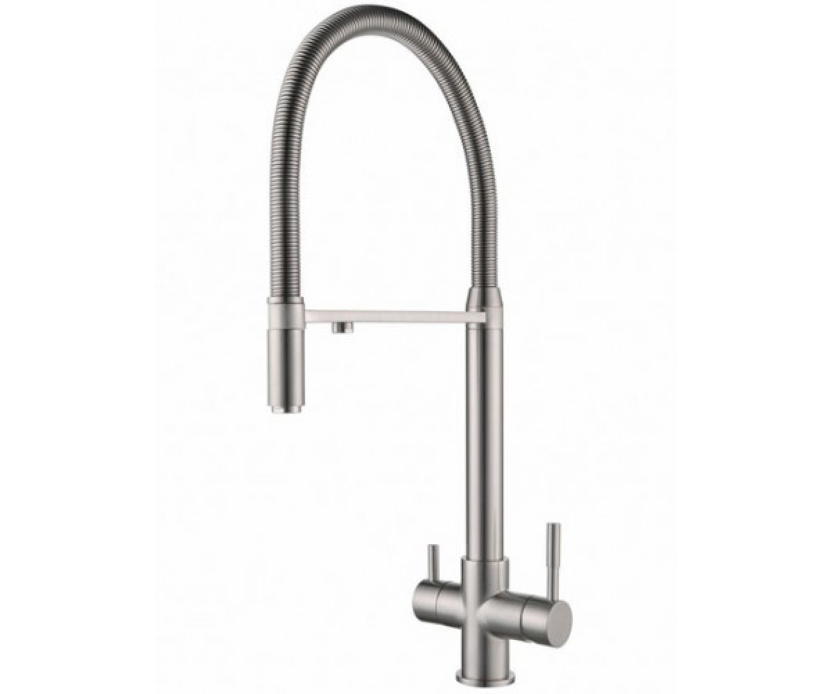 Змішувач кухонний ZORG  ZR337YF NICKEL ZR337YF NICKEL