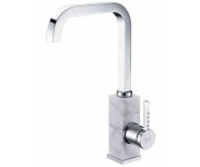 Кухонний змішувач ZORG STONE ZR370Y WHITE