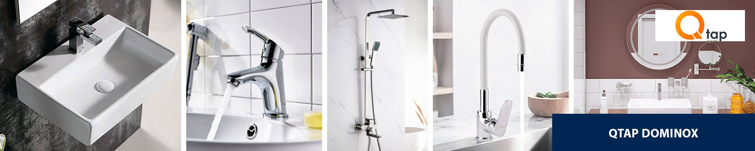 Колекція QTAP DOMINOX - kranok.ua | Купити змішувачі з колекції QTAP DOMINOX в Києві, Львові, Харкові: ціна, відгуки, продаж
