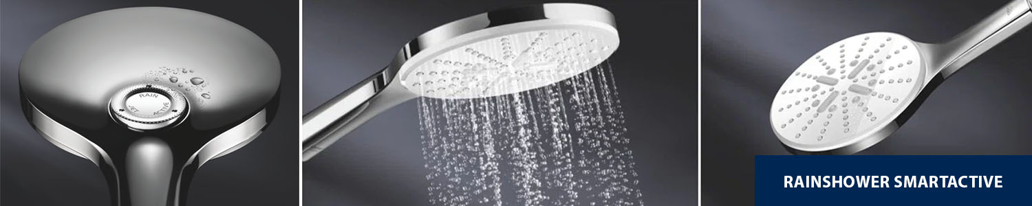 Колекція GROHE RAINSHOWER SMARTACTIVE - kranok.ua | Купити змішувачі з колекції GROHE RAINSHOWER SMARTACTIVE в Києві, Львові, Харкові: ціна, відгуки, продаж