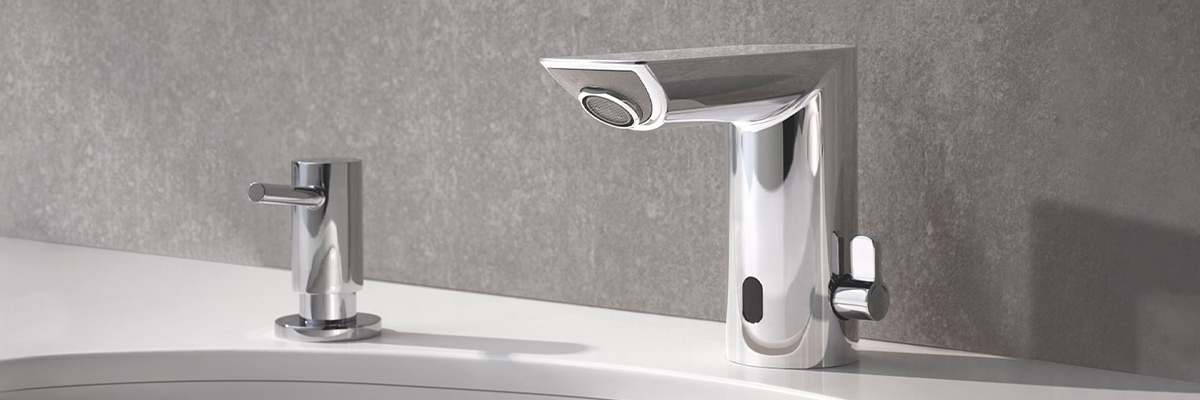 Безконтактні змішувачі GROHE – це спосіб заощадити воду у ванній кімнаті