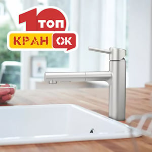 ТОП 10 кухонних змішувачів з висувною лійкою 2022